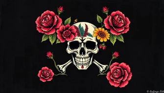 Skull Crossbones Wallpaper