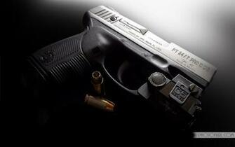Automatic Guns Or Pistol Desktop Wallpaper