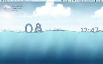 Updates Your Desktop With A Real Time Clock And Weather Forecast