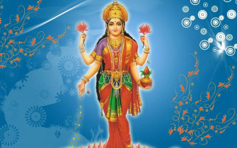Goddess Lakshmi Abstract Aesthetic HD Wallpaper