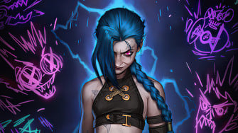 Jinx Arcane Lol 4k Laptop Full HD 1080p Wallpaper Image Photos