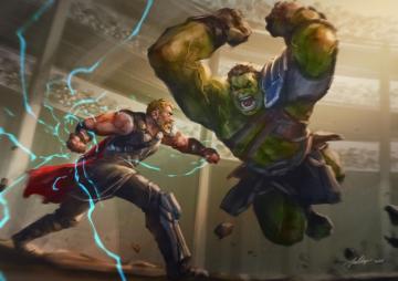 Thor Vs Hulk Wallpaper On