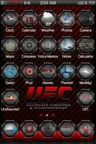 Ufc HD iPhone Theme Technology Themes Winterboard