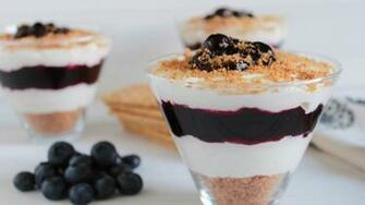 Wallpaper Cheesecake Blueberry Sauce Food