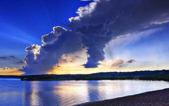 Nature Clouds Wallpaper Winter Estuaries Pictures Originals