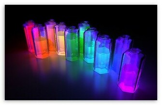 Colorful 3d Bottles HD Wallpaper For Standard Fullscreen Uxga