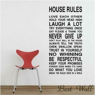 Stickers Home Decoration Decorative Wall Words 3d Wallpaper