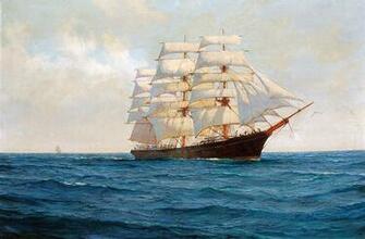 Montague Dawson Clipper Ship L Hogue