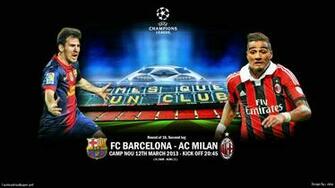 Fc Barcelona Ac Milanchampions League Milan Wallpaper