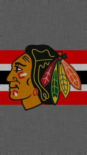 Chicago Blackhawks Feathers iPhone Wallpaper
