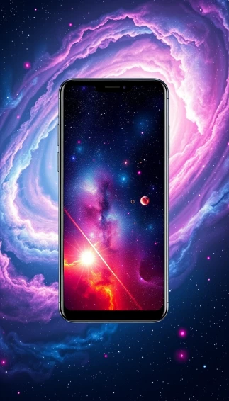 3d Space Phone Wallpaper