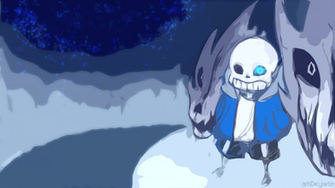 Sans Background By Kyiwtie Undertale Art Change