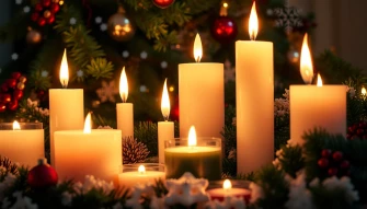Candles Christmas Wallpaper