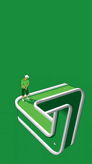 Golf iPhone Background Wallpaper