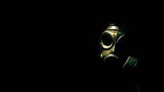 Dark Gas Mask Wallpaper