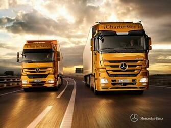Photo Collection Mercedes Trucks Wallpaper