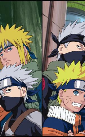 Naruto Hatake Kakashi Namikaze Minato Uchiha