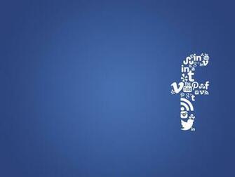 Logo With Social Share Icons HD Desktop Wallpaper