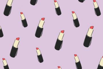 National Lipstick Day Wallpaper