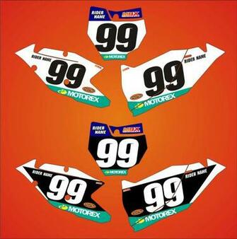 Ktm Sx F Xc Exc Printed Race Background