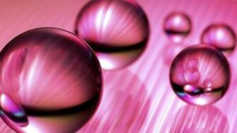 3d Pink Water Drops Wallpaper HD Desktop And Mobile Background