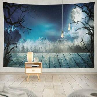 Amazon Kutita Tapestry Wall Hanging Spooky Horror With Wooden