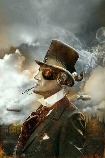 Steampunk Background iPhone Antologia