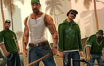 Wallpaper Cj Gta Crime Grand Theft Auto San Andreas