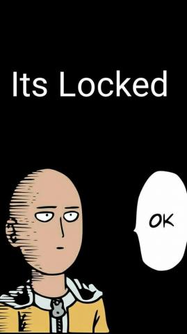 Locked Screen Wallpapper Saitama One Punch Man