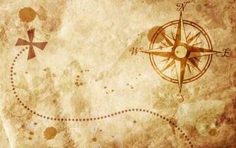 Map And Compass Wallpaper