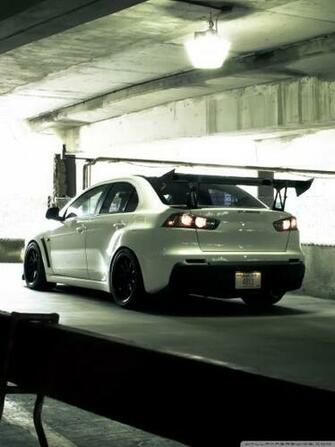 Mitsubishi Evo X Rear 4k HD Desktop Wallpaper For Wide
