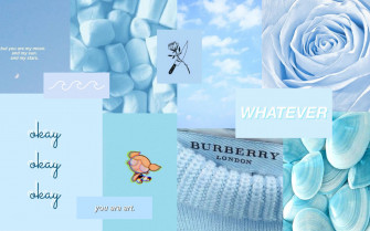 Light Blue Aesthetic Wallpaper Laptop For Image