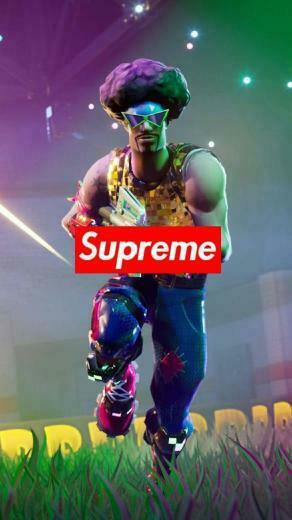 Supreme Fortnite Wallpaper Top