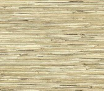 Black Beige Natural Grasscloth Wallpaper