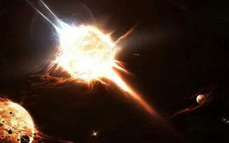 Planet Explosion Wallpaper