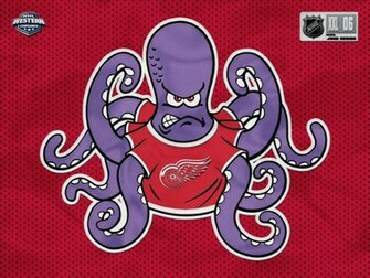 Red Wings Wallpaper Octopus
