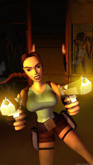 Classic Tomb Raider Mobile Wallpaper