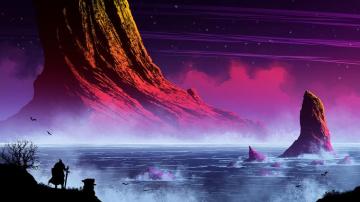 Fantasy Digital Art Landscape Scenery 4k Wallpaper