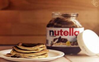 Pancakes And Nutella Chocolate Wallpaper