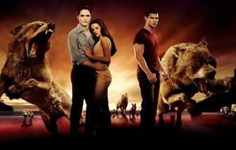 Wallpaper Wolves Kristen Stewart Robert Pattinson
