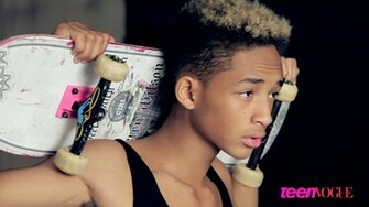 Jaden Smith Teen Vogue HD Wallpaper Back Skating