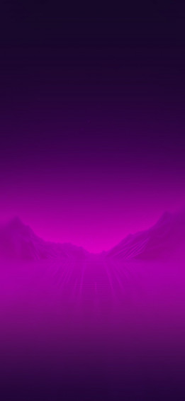 Purple Retrowave Neon Grid Wallpaper