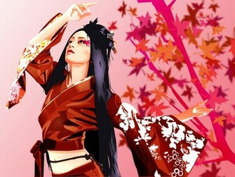 Red Kimono By Zeroevil
