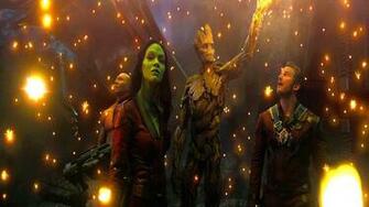 Sparkle Guardians Of The Galaxy Groot Wallpaper
