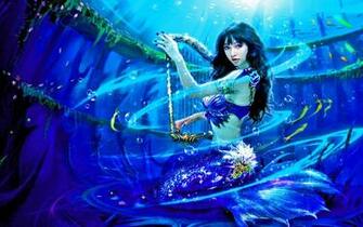 The Mermaid S Harp Computer Wallpaper Desktop Background