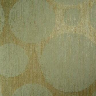Metallic Circle Gold Wallpaper R3931 Roll Contemporary