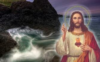 Ing Gallery For Sacred Heart Of Jesus And Mary Wallpaper