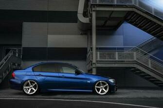 Bmw E90 Deep Concave Blue Tuning Drives Rollers HD