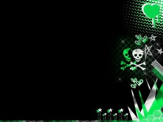 Green Emo Wallpaper