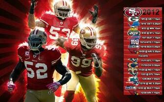 San Francisco 49er Wallpaper Schedule By Sanfran49er On